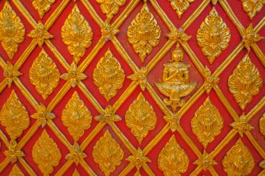 Bangkok Tayland 'daki tapınak ve antik mimari sanatı Chedi Phra T