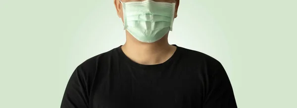 Virus Coronavirus Covid Schutz Gesichtsmaske Gegen Coronavirus Maske Krankenhaus Header — Stockfoto