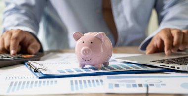 Finansal Report- İş Muhasebe Finansal Belgeleri Analitik İstatistik Bilgi İşletme Teknolojisi.