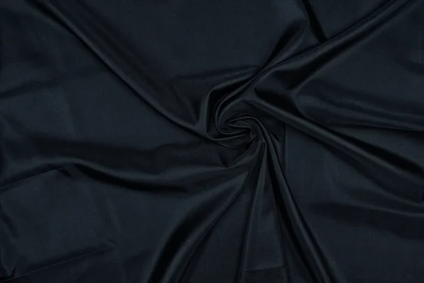 Abstract black drapery cloth, Pattern and detail grooved of black fabric for background and abstract
