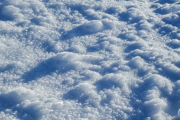 Doğal Kar Dokusu Karların Üzerine Bak — Stok fotoğraf