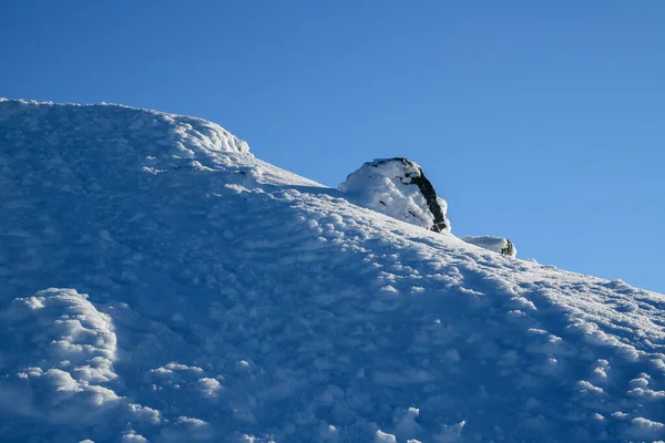 Pico Neve Ilha Sul Nova Zelândia Fotografia Inverno 2019 — Fotografia de Stock