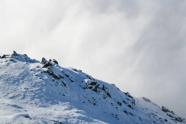 Pico Nieve Isla Del Sur Nueva Zelanda Fotografía Invierno 2019 — Foto de Stock