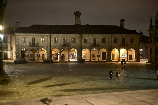 İspanya 'da Santiago de Compostela' da Quintana Meydanı