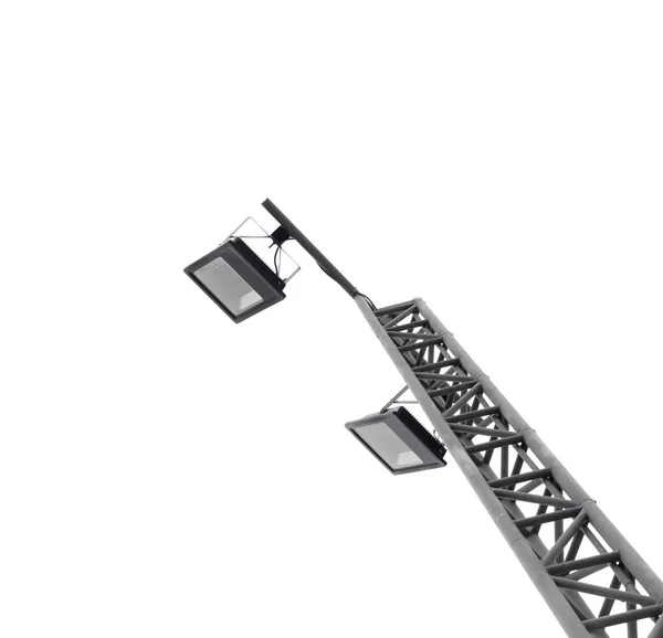 LED Flood lights on pole