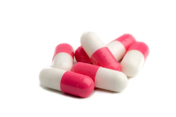 Pílulas antibiótico cápsula — Fotografia de Stock