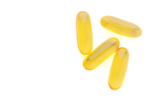 Pills of fish oil — Stock Photo, Image