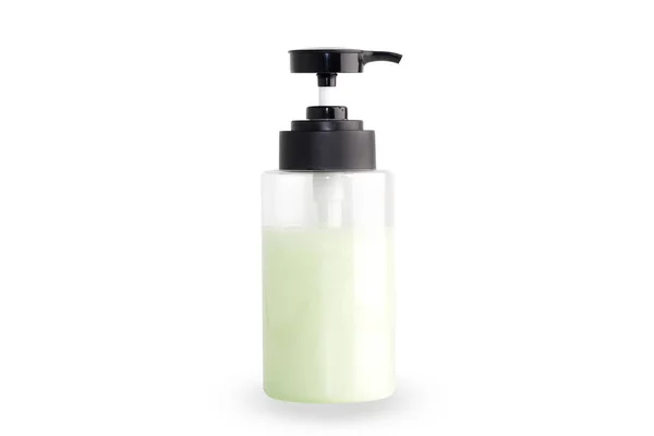 Мыльная бутылка насос изолирован на белом фоне Стоковое Изображение
