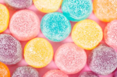 Tatlı jöleli şeker şeker arka plan.