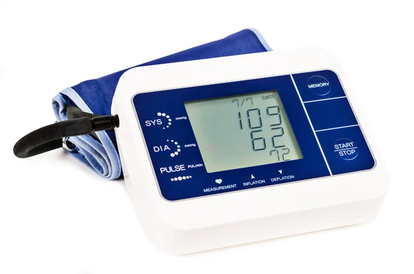 Digital Blood Pressure Monitor. — Stock Photo, Image