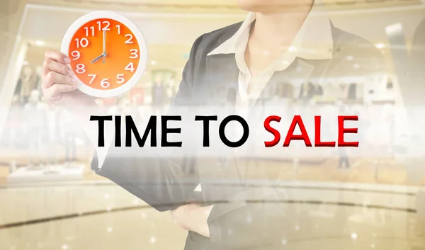 Time to sale, Business concept. — Stock Photo, Image