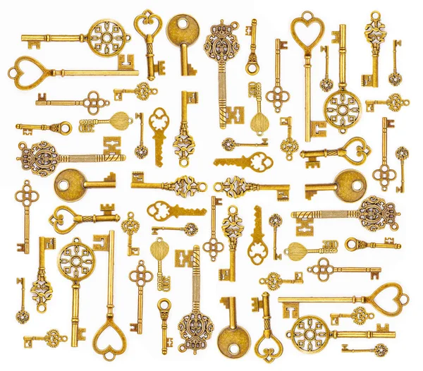 Dekorative mittelalterliche Vintage-Schlüssel. — Stockfoto