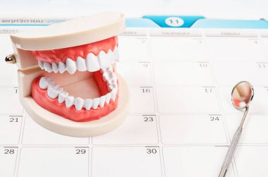 Dental appointment concept. clipart