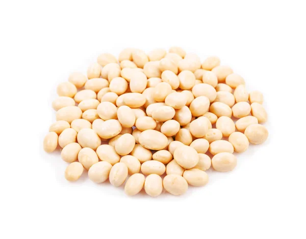 Heap de sementes de feijão branco . — Fotografia de Stock