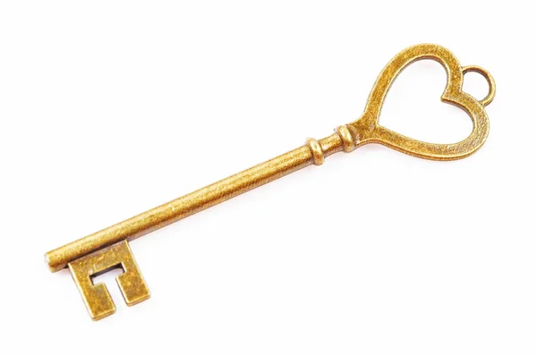 Oude vintage sleutel. — Stockfoto