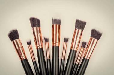 Makyaj fırçaları ayarla