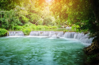 Chet Sao Noi şelale Khao Yai Milli Parkı'nda.