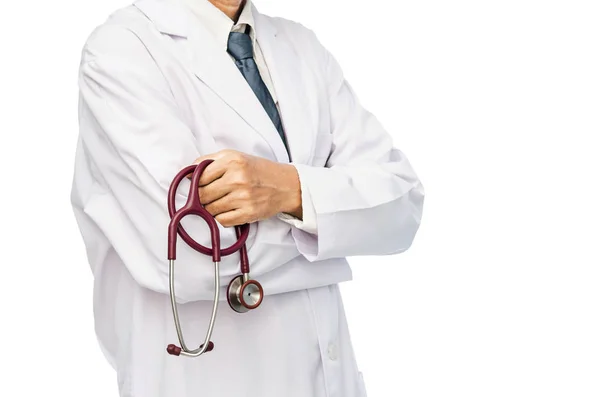 Doctor holding stethoscope. — Stock Photo, Image
