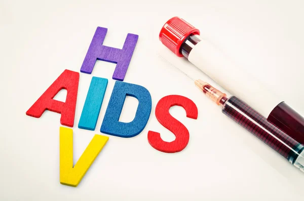 Concepto SIDA y VIH . — Foto de Stock