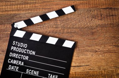 Clapper yönetim kurulu veya kayrak film açıldı.