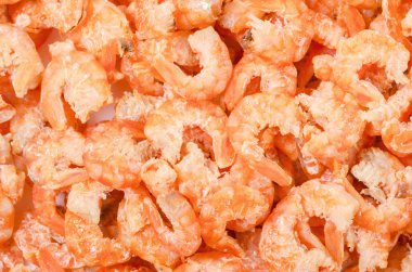 Kurutulmuş karides.