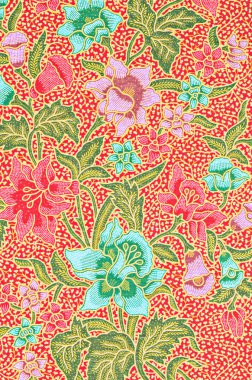 Sanatın güzel dokusu Thai Batik deseni.