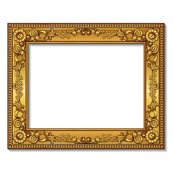 Frame gold color with shadow Stock Vector Image by ©M.Svetlana 129780084