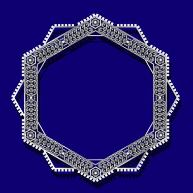 çerçeve gümüş renk ile gölge