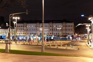 Moskova 'da gece sokağı