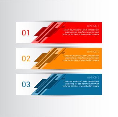 Tasarım afiş şablonu. Vektör çizim