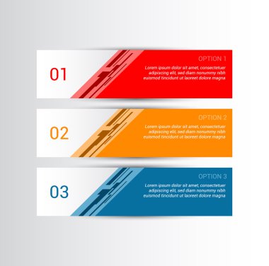 Tasarım afiş şablonu. Vektör çizim