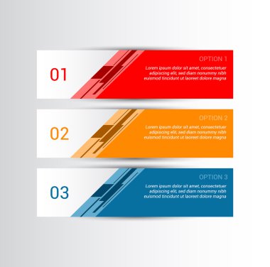 Tasarım afiş şablonu. Vektör çizim