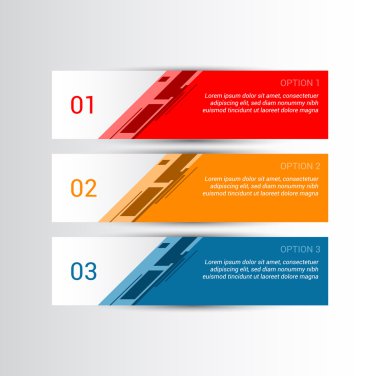 Tasarım afiş şablonu. Vektör çizim