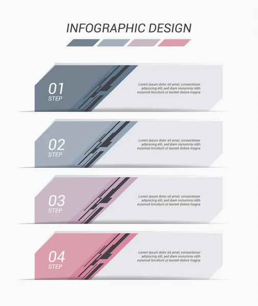 Conjunto de formas vectoriales coloridas. Banderas vectoriales abstractas — Archivo Imágenes Vectoriales