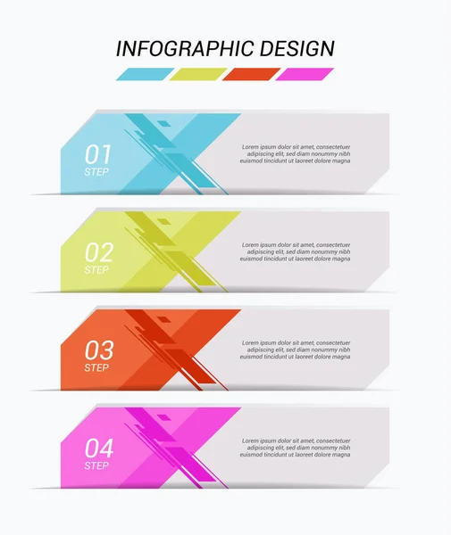 Conjunto de coloridos banners vectoriales — Archivo Imágenes Vectoriales