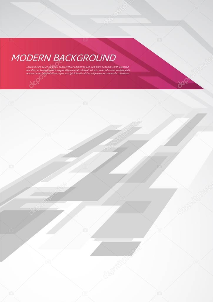 Vector abstract background with bright geometric shape for your text 