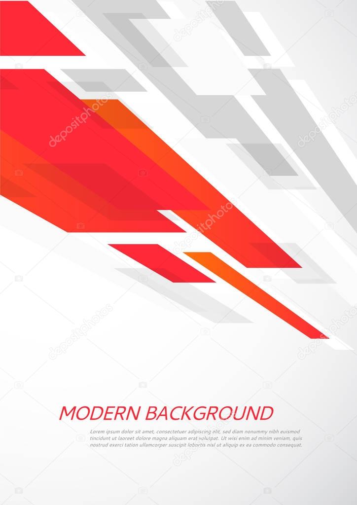 Abstract geometric design background with bright elements