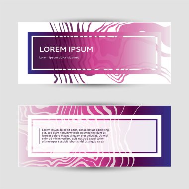 Afiş kümesi. Modern soyut tasarım. 