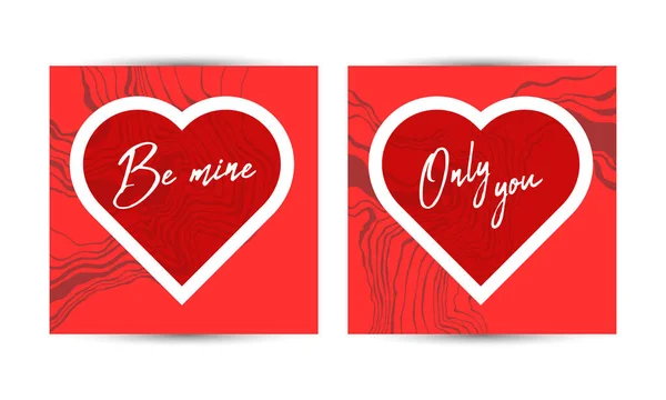 Greeting vector card for Valentine\'s Day