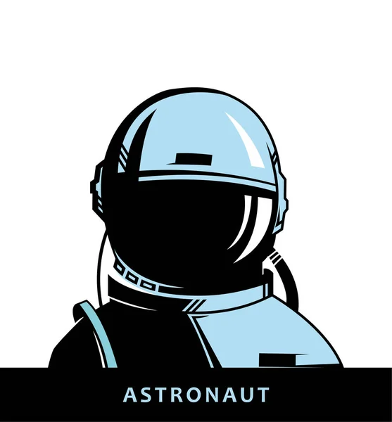 Astronaut Space Illustration Vector — Stock Vector