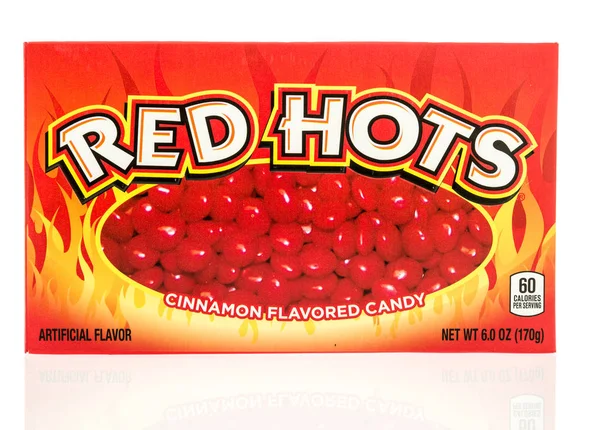 Червоний hots цукерки — стокове фото