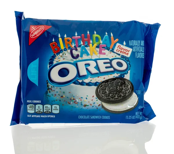 Bolo de aniversário Oreo — Fotografia de Stock