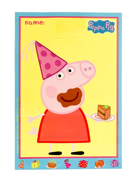 Bolsa de botín de peppa pig — Foto de Stock