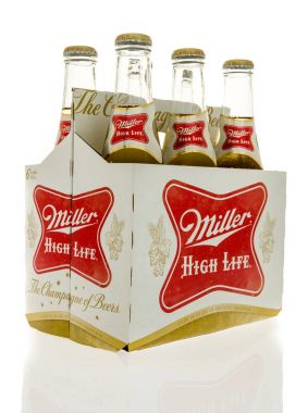 Six pack of Miller high life clipart