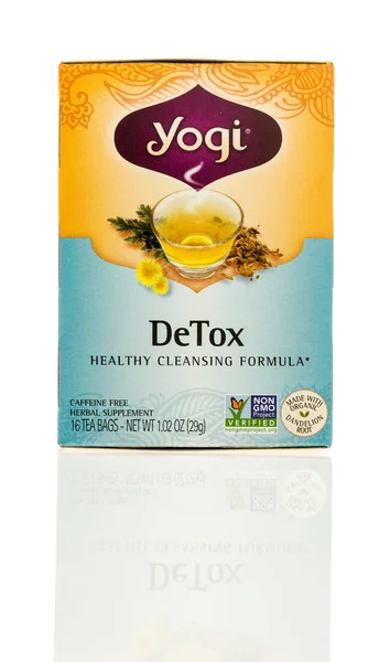 Yogi detox thee — Stockfoto