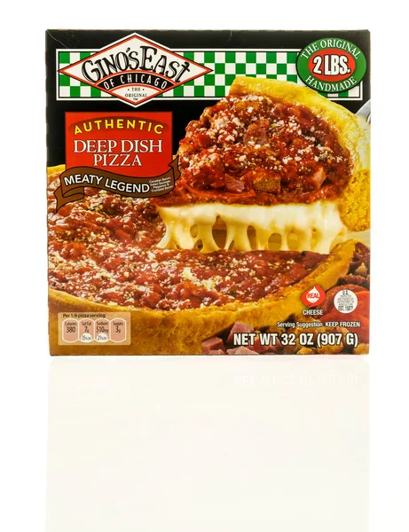 Głębokie chicago pizza — Zdjęcie stockowe