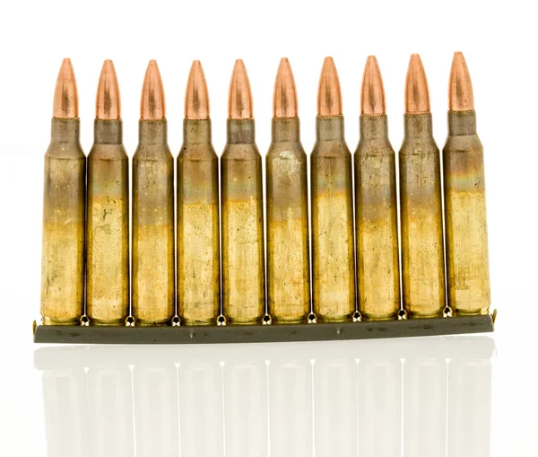 5.56mm su una clip — Foto Stock