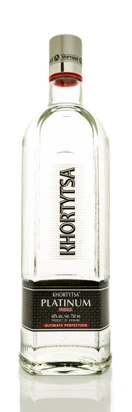 Bouteille de vodka — Photo