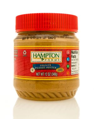 Fıstık ezmesi kavanozu