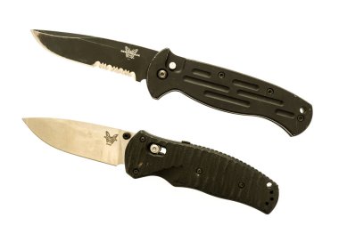 İzole Benchmade marka bıçaklar